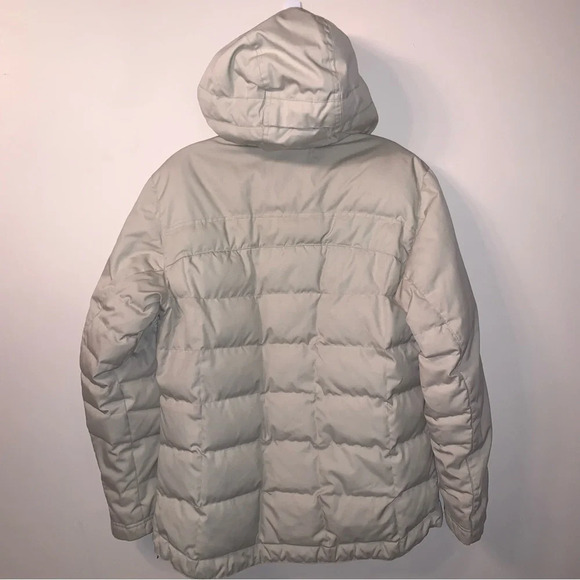 Sorel Cream Brown Winter Hooded Jacket Down Filled S - Picture 2 of 13